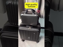 2pcs set bagagli da viaggio design del coperchio a apertura frontale, non è necessario mettere piano, può stare per raccogliere il