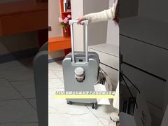 Valigetta durabile da 26 pollici con portatavola, ruote rotanti silenziose e serratura a tre cifre