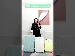 Multifunctional luggage trolley case 20-inch carry-on suitcase, ABS hard shell suitcase