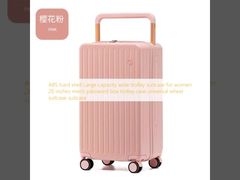 Valigia trolley rigida in ABS, ampia capacità, per donna, 26 pollici, valigia trolley con lucchetto a combinazione per uomo, valigia con ruote universali