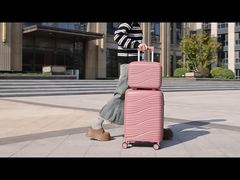 Valigia leggera in materiale PP con ampia capacità e asta di traino in alluminio aeronautico per viaggi