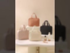 Borsa da toilette multifunzionale in tessuto Oxford con gancio da viaggio