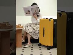 9004 High-grade aluminum alloy pull rod, ultra-smooth five-wheeled luggage 