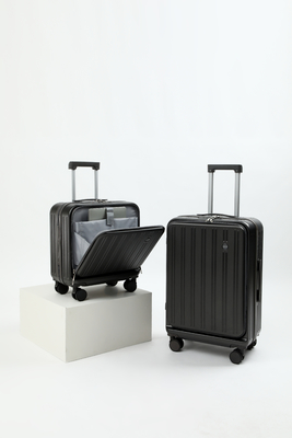 ABS Nieuwe Multifunctionele Koffer met Voorkant 20-Inch Harde Schaal Koffer met Spinner Wielen Koffer met Voorkant -1988