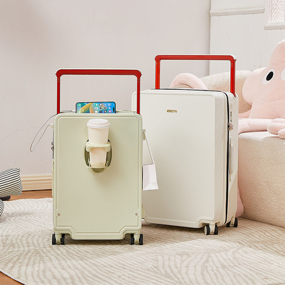 Buy 20/24 Inch Aluminum Suitcase with 360° Wheels and Adjustable Trolley Bar online manufacture