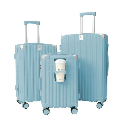 3-pieces set Multifunctional Suitcase ABS+PVC hard shell luggage Lightweight Sturdy and Fashionable Perfect for Business Trips and Long-Distance Travel 