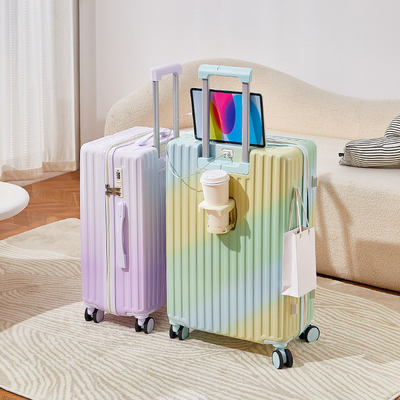 Good price 1901Rainbow colored luggage online