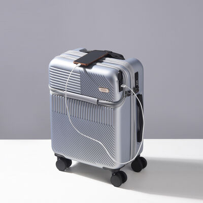 Un buen precio. Maleta de mano multifuncional antirrobo con cerradura TSA de apertura frontal de 20 pulgadas 1012, enchufe combinado de 24 pulgadas en línea