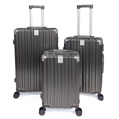 Un buen precio. 1682-3 pieza maleta de cáscara dura con ruedas giratorias maletas de lado duro 20/24/28 pulgadas TSA bloqueo USB soporte de taza de carga maquillaje bolsa para hombres mujeres abdominales maletas de cáscara dura en línea