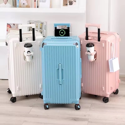 Good price 1683 Multifunctional fashionable travel suitcase 20 inches 24 inches 28 inches ABS material suitcase online