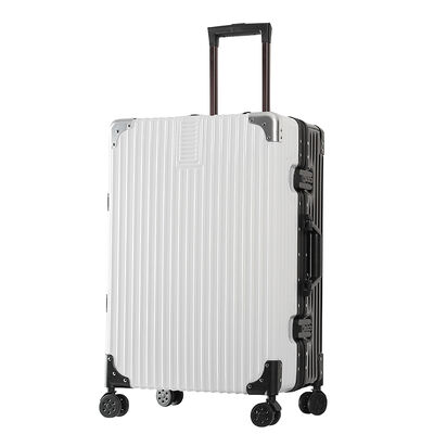 902 Aluminum frame metal suitcase  Lock Luggage, Trolley Case, abs suitcase set 20-inch Combination Lock Case, Carry-on Luggage ,travel luggage set