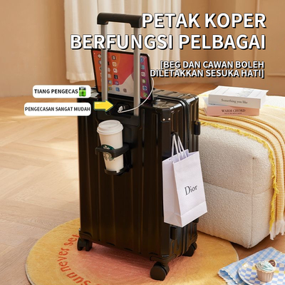 Un bon prix. Best-seller bagages 1682Nouveau porte-gobelets boîte de mot de passe de roue universelle silencieuse pour bagages de voyage bagages à coque dure ABS en ligne